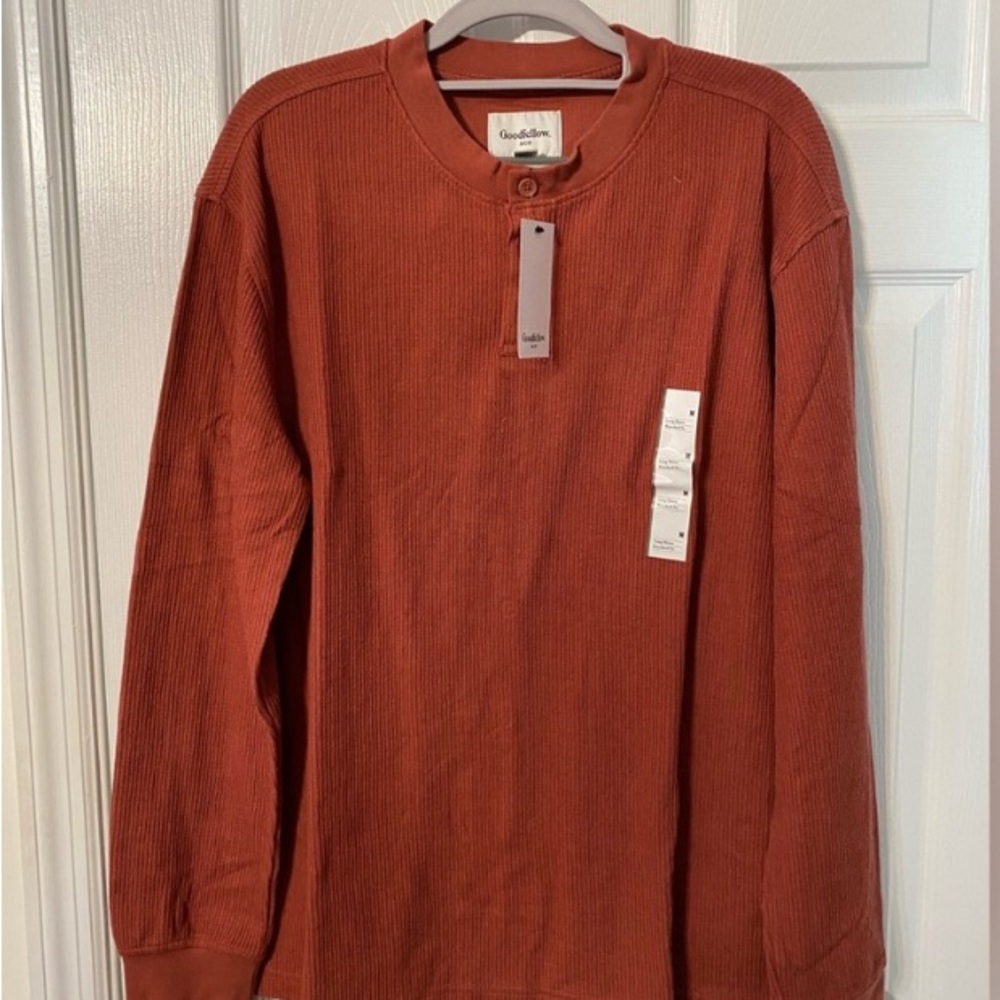 Goodfellow & Co Men's Long Sleeve Brick Tee